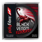 Tenisové Struny Polyfibre Black Venom Rough 12,2m schwarz